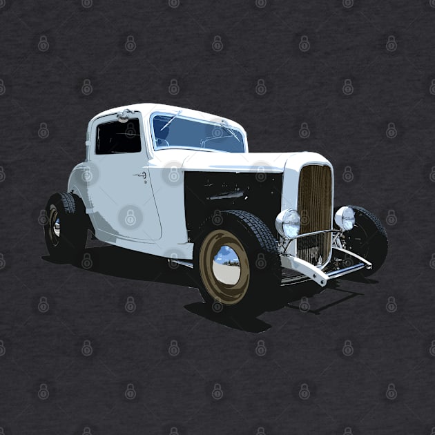 1932 Ford Model A - stylized color by mal_photography